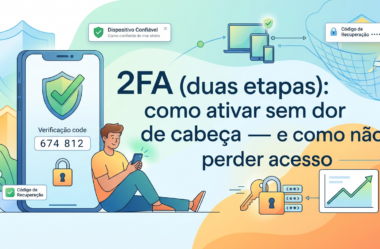 2FA (duas etapas): como ativar sem dor de cabeça — e como não perder acesso