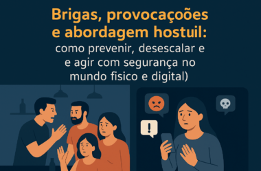 Brigas, provocações e abordagem hostil: como prevenir, desescalar e agir com segurança (no mundo físico e digital)