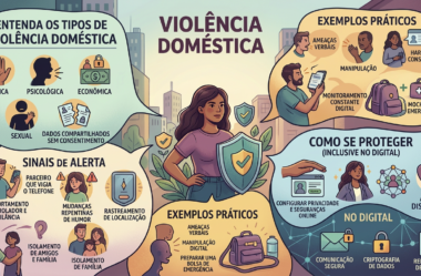Entenda os tipos de violência doméstica: sinais, exemplos e como se proteger (inclusive no digital)