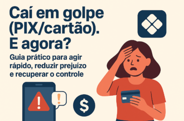 Caí em golpe (PIX/cartão). E agora? Guia prático para agir rápido, reduzir prejuízo e recuperar o controle