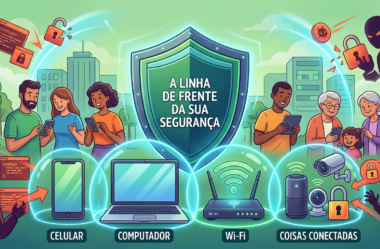 Dispositivos e endpoints: a linha de frente da sua segurança (celular, computador, Wi‑Fi e “coisas conectadas”)