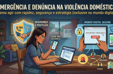 Emergência e denúncia na violência doméstica: como agir com rapidez, segurança e estratégia (inclusive no mundo digital)