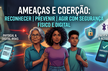 Ameaças e coerção: como reconhecer, prevenir e agir com segurança no mundo físico e no digital